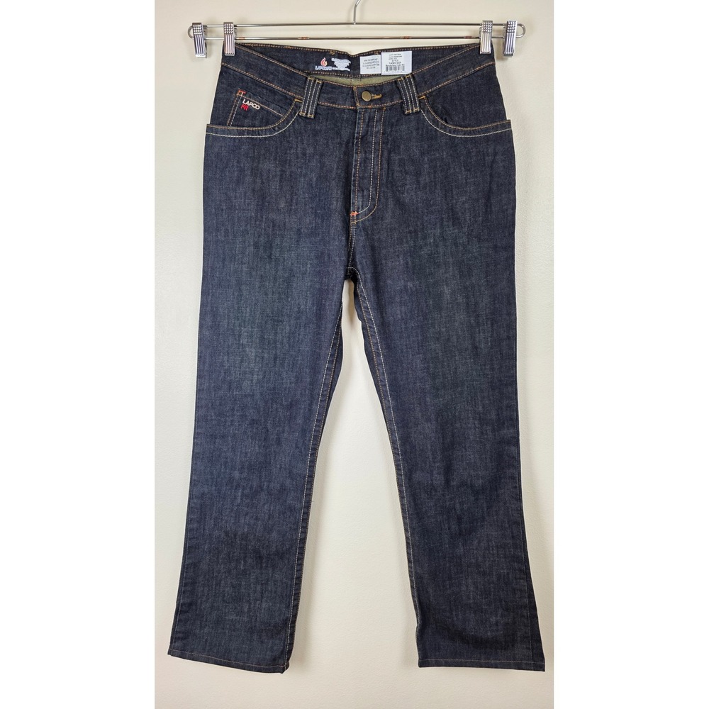 LAPCO FR Modern Jeans Mens 34x30 Blue Dark Wash Flame Resistant Workwear Denim